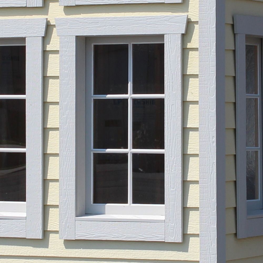 6-Pane Vertical Wooden Window