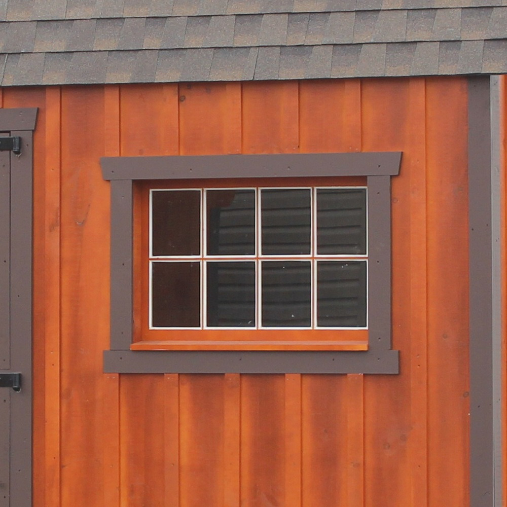 8-Pane Wooden Window