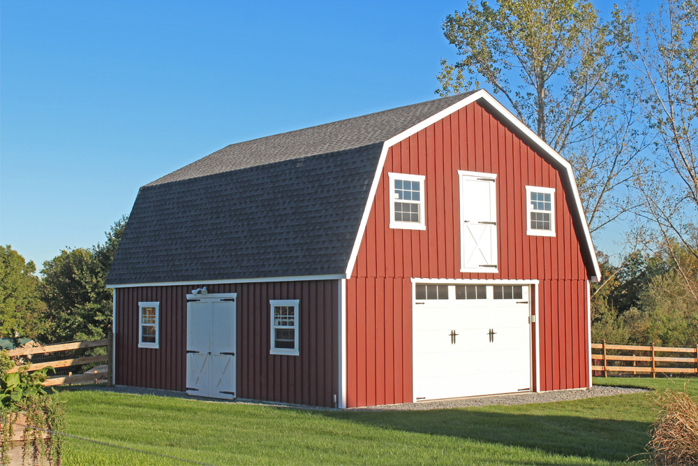 Watch this Amish Shed Company Build a Barn in 1 Day - Lapp Structures