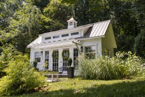 New England style barn style garden shed.