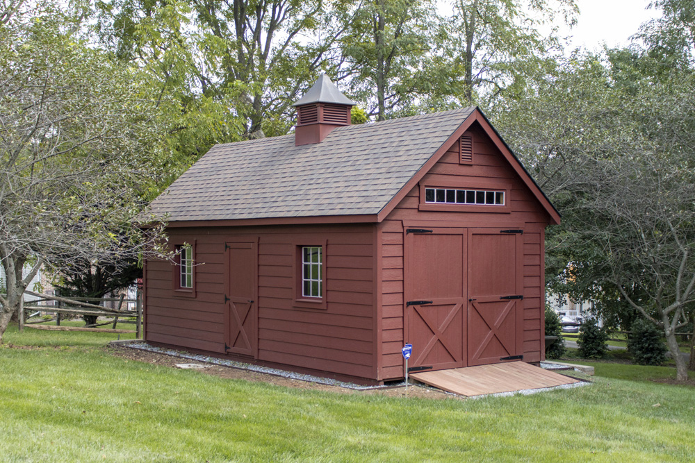New England barn style shed.
