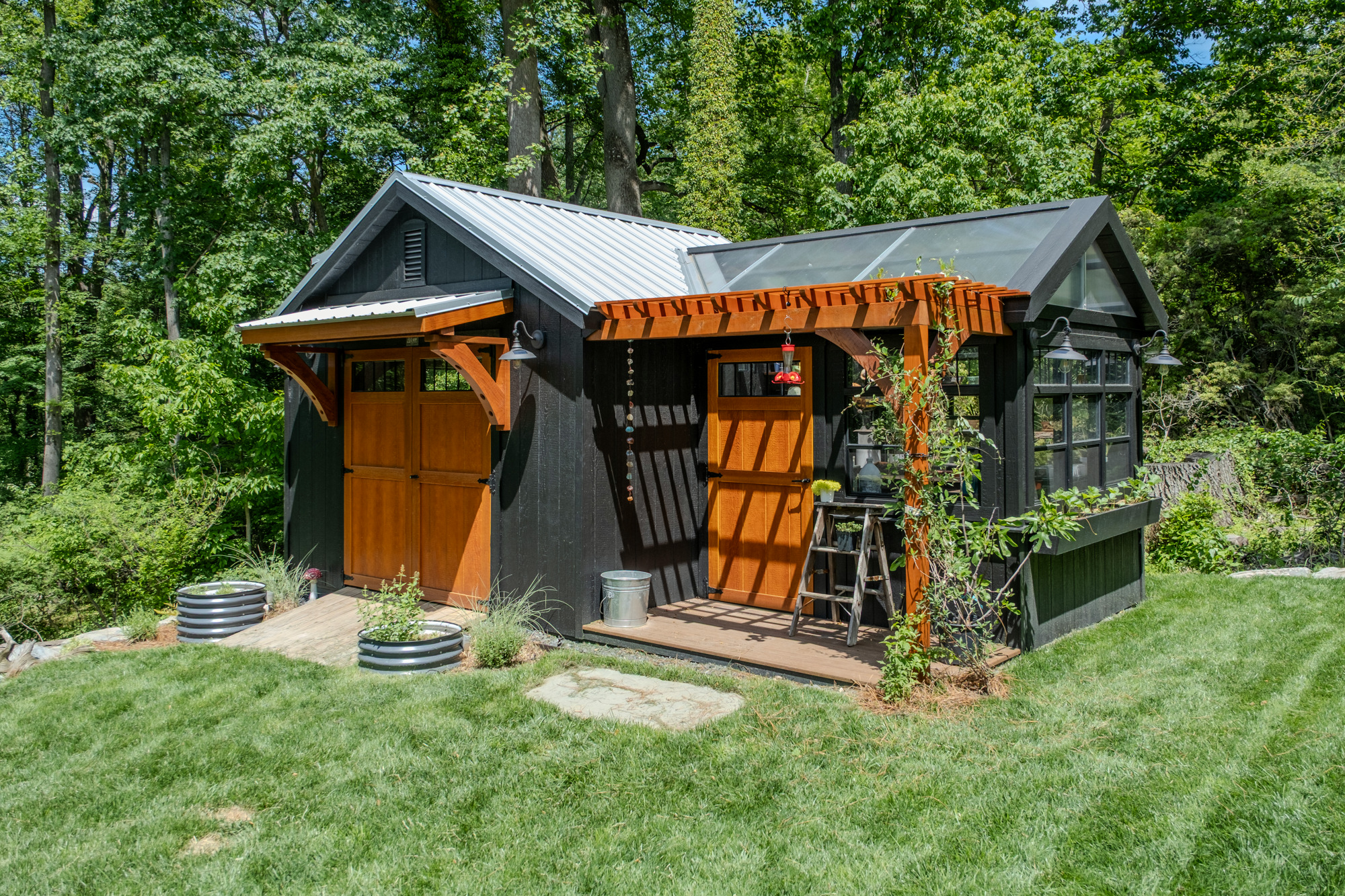 Porch Combo Greenhouse