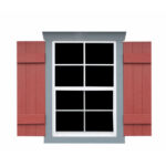 3 Slat Wood Shutter