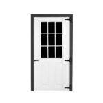Fiberglass 9 lite Single Door