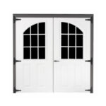 Fiberglass Arched 9 lite Double Door