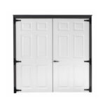 Fiberglass Solid Double Door