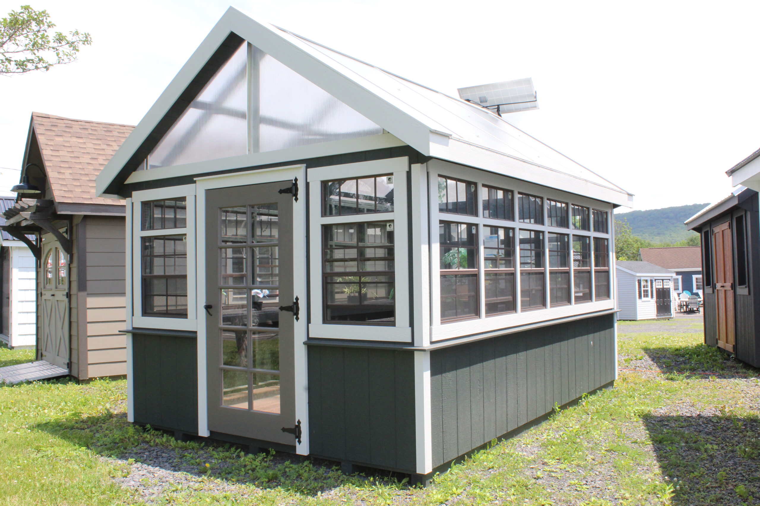 10×14 Atrium Greenhouse with SmartTec Siding
