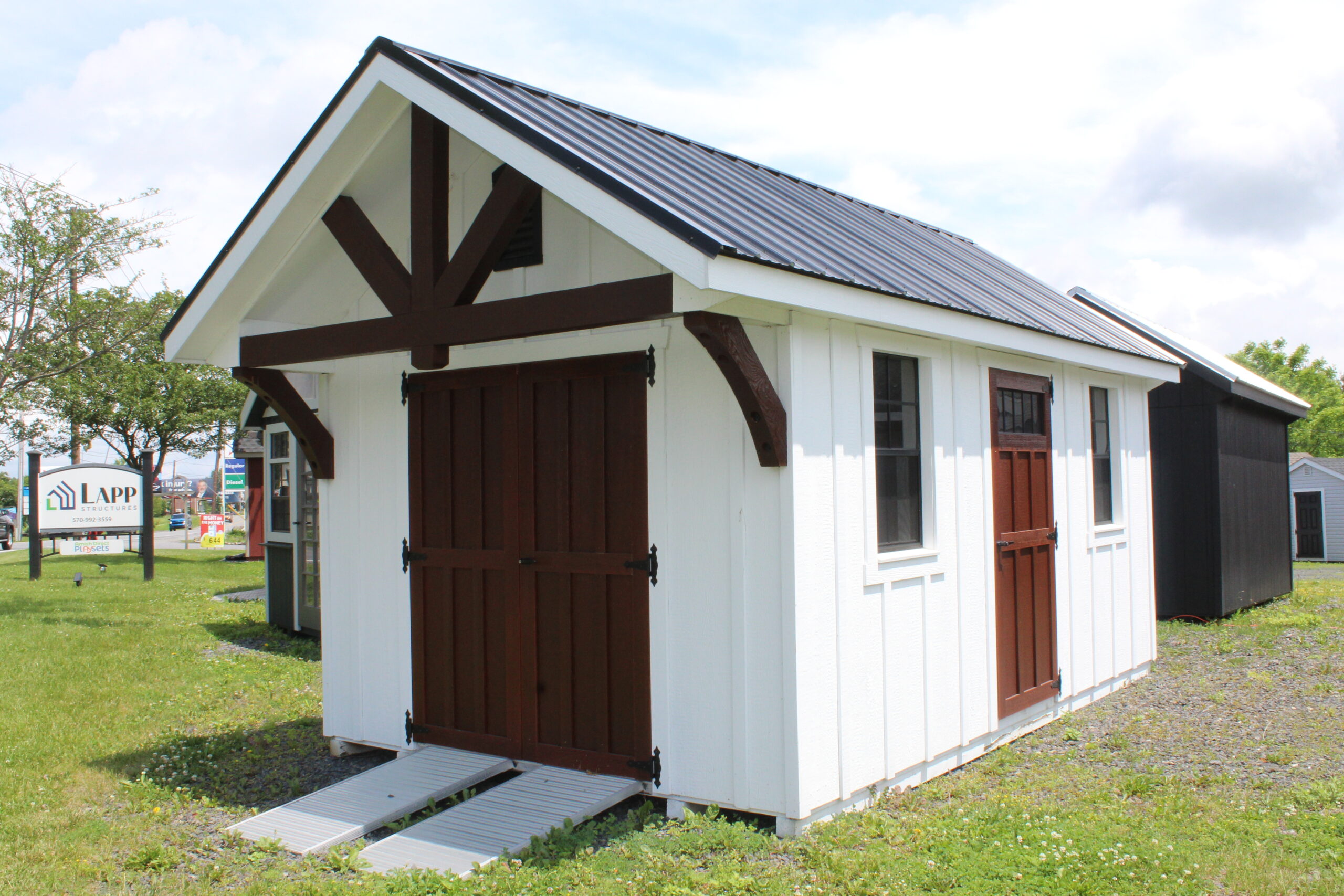 10×16 Garden Shed with SmartPanel Board & Batten Siding