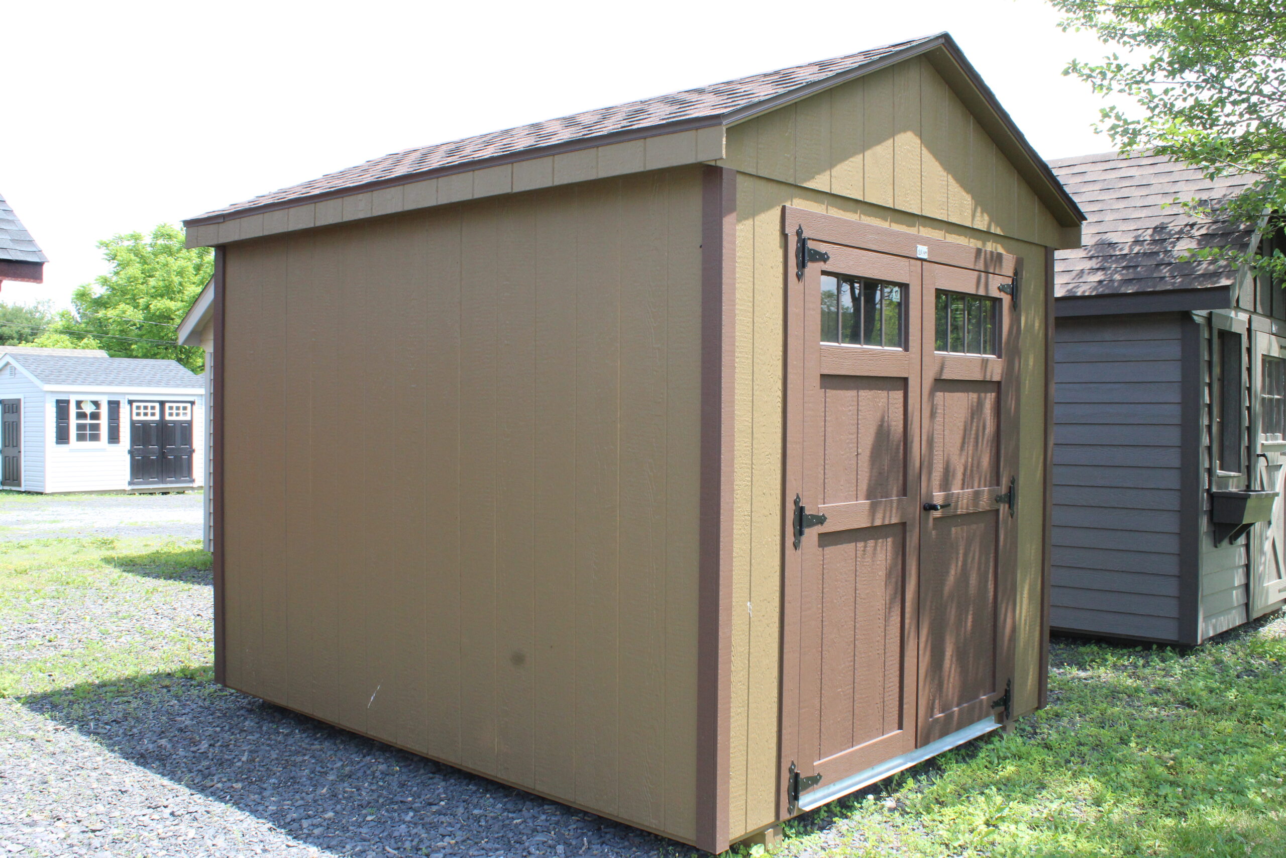8×10 A-frame with SmartTec Siding