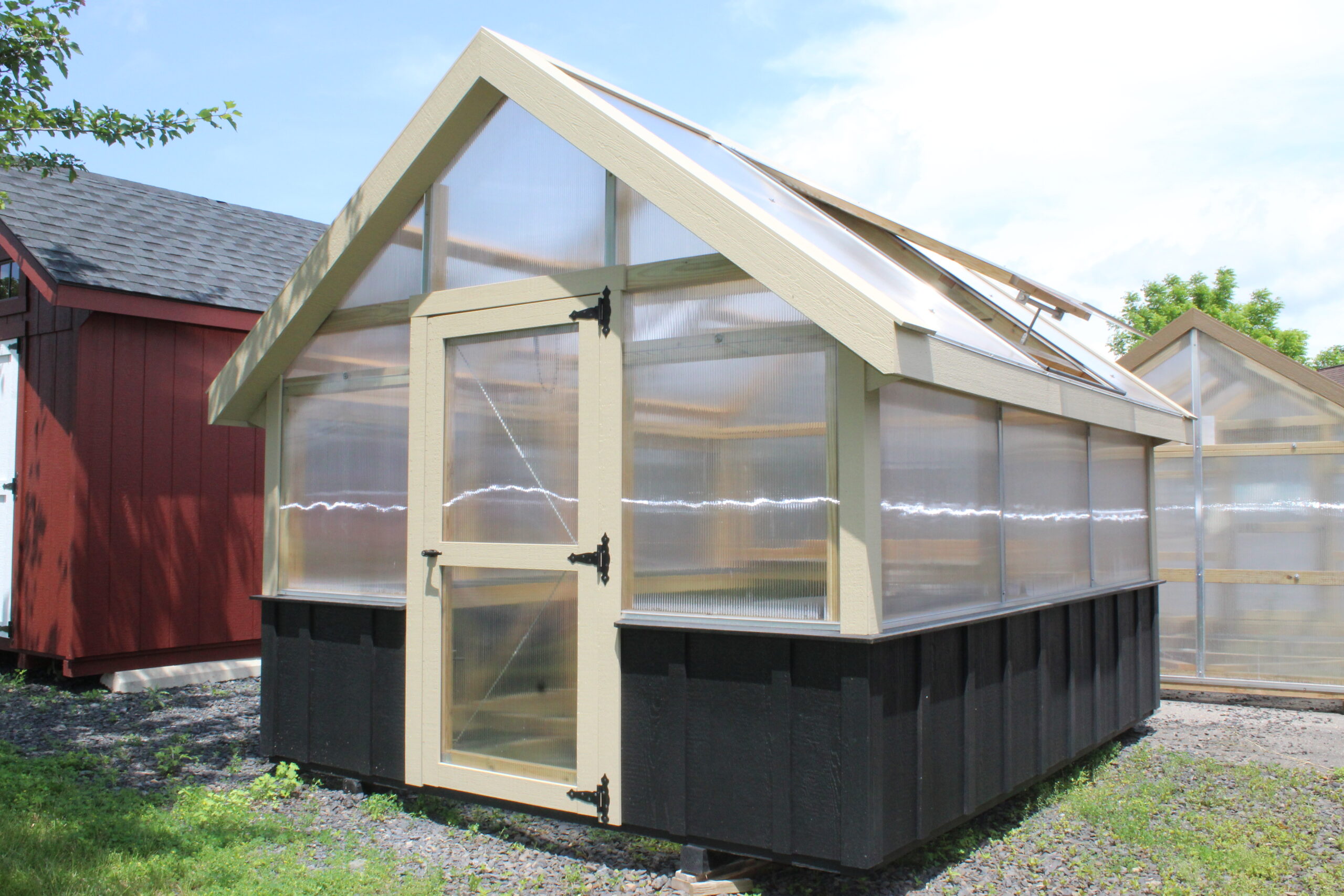 10×12 Garden Greenhouse with SmartPanel Board & Batten Siding