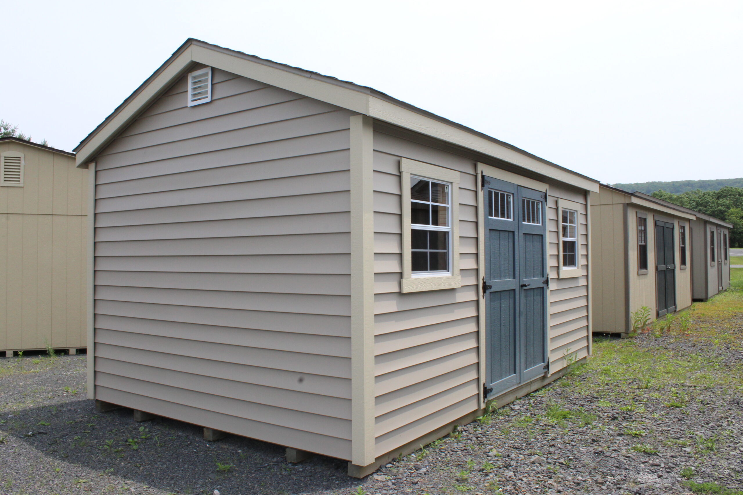 10×16 A-frame with Vinyl Siding