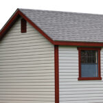 MiraTec Trim Package on Vinyl Sheds