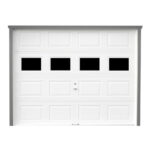 Overhead Garage Doors with 4 Panel Windows