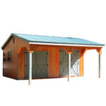 Porch Overhang with Posts
