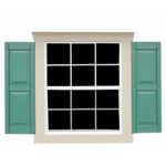 Raised Panel Vinyl Shutter