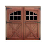 Wood Carriage House Double Door