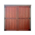 Wood Garden Shed Double Door