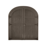 Wood Rounded Double Door