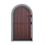 Wood Rounded Single Door