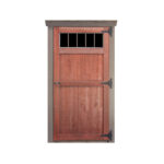 Wood Transom Single Door