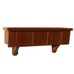 Wooden Window Box with Braces