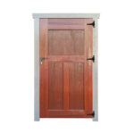 wood craftsman single door no glass 2