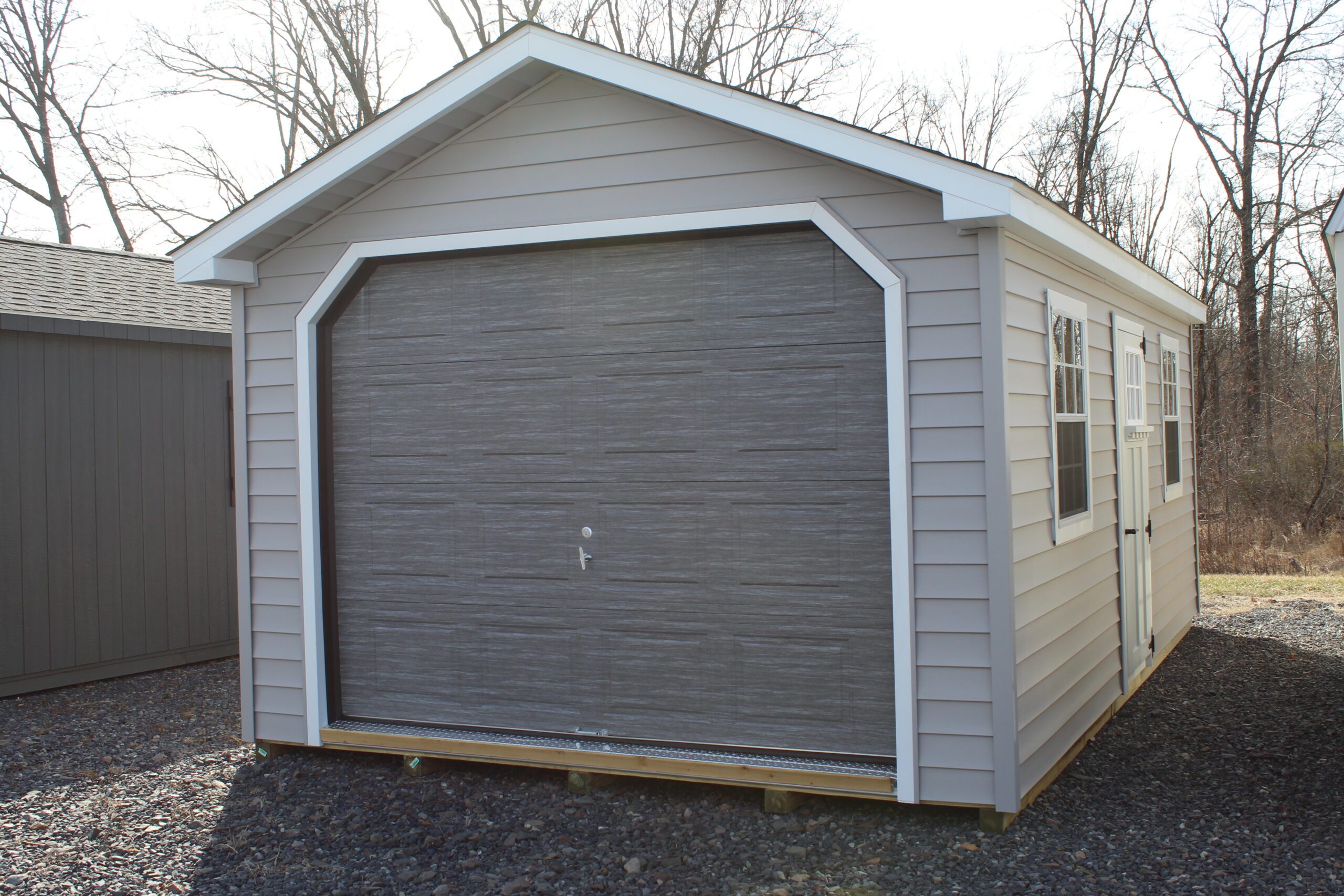 12×20 A-frame Garage with Vinyl Siding