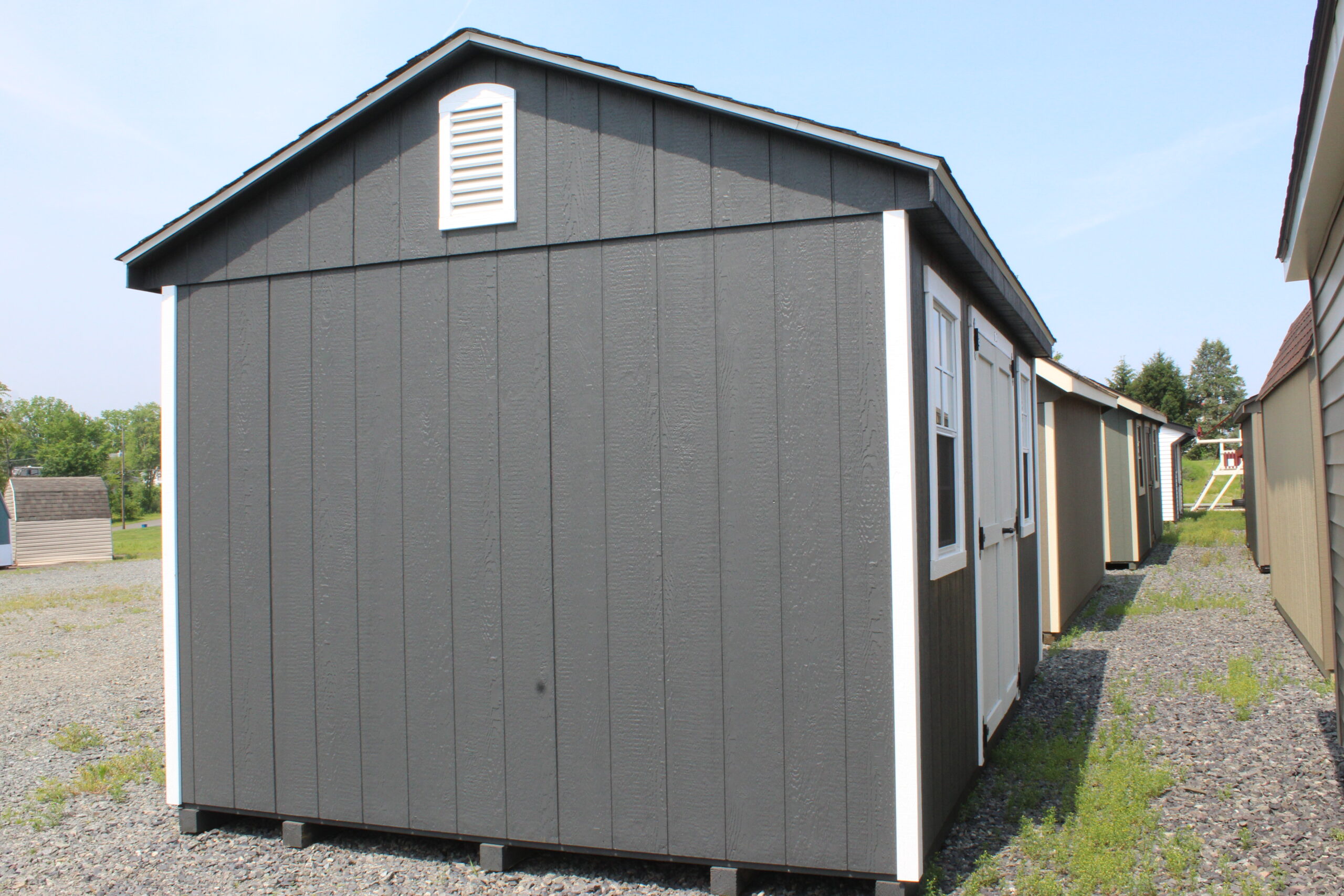 10×16 A-frame with SmartTec Siding
