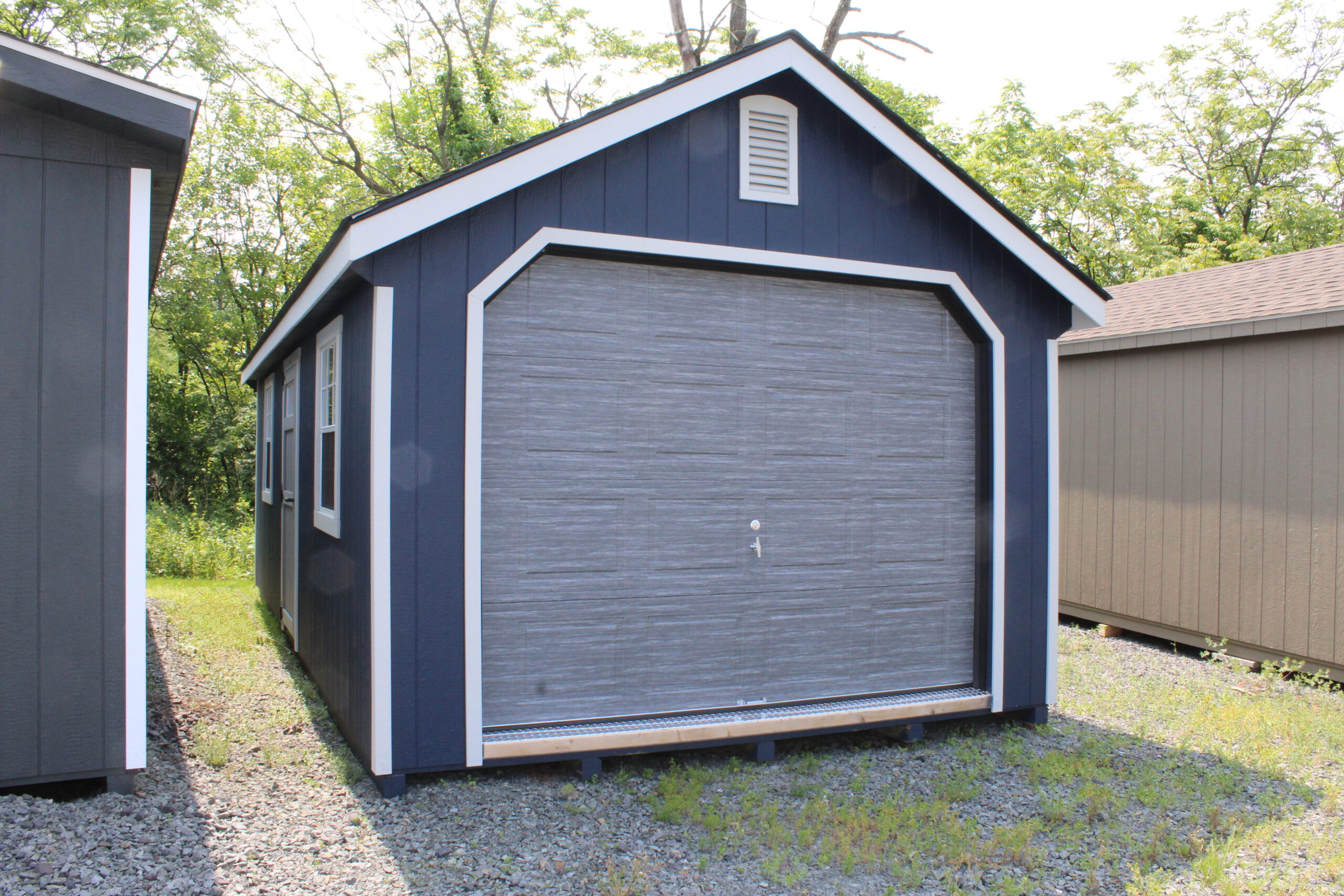 12×24 Garden Shed Garage with SmartTec Siding