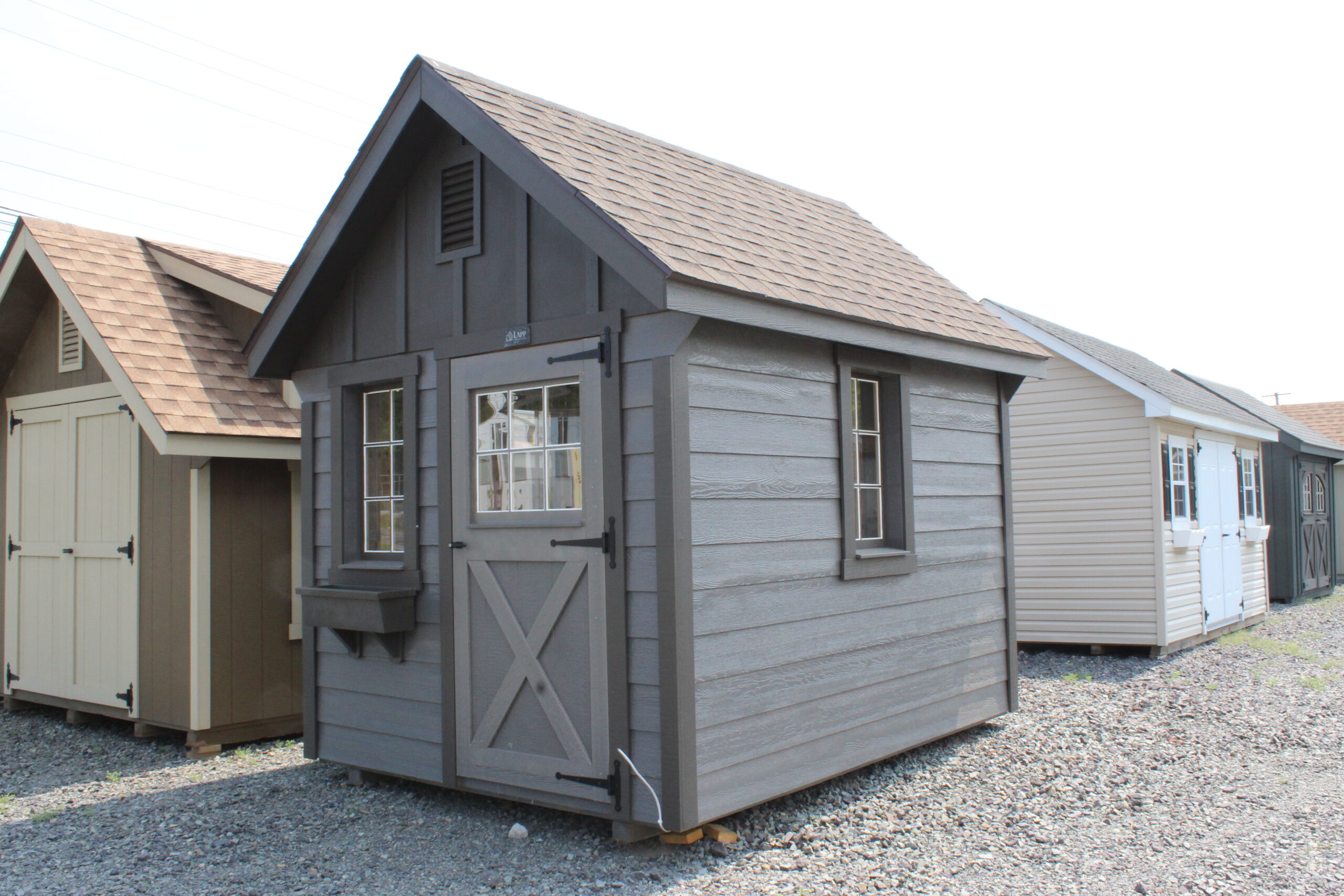 8×10 Garden Shed with Lap Siding