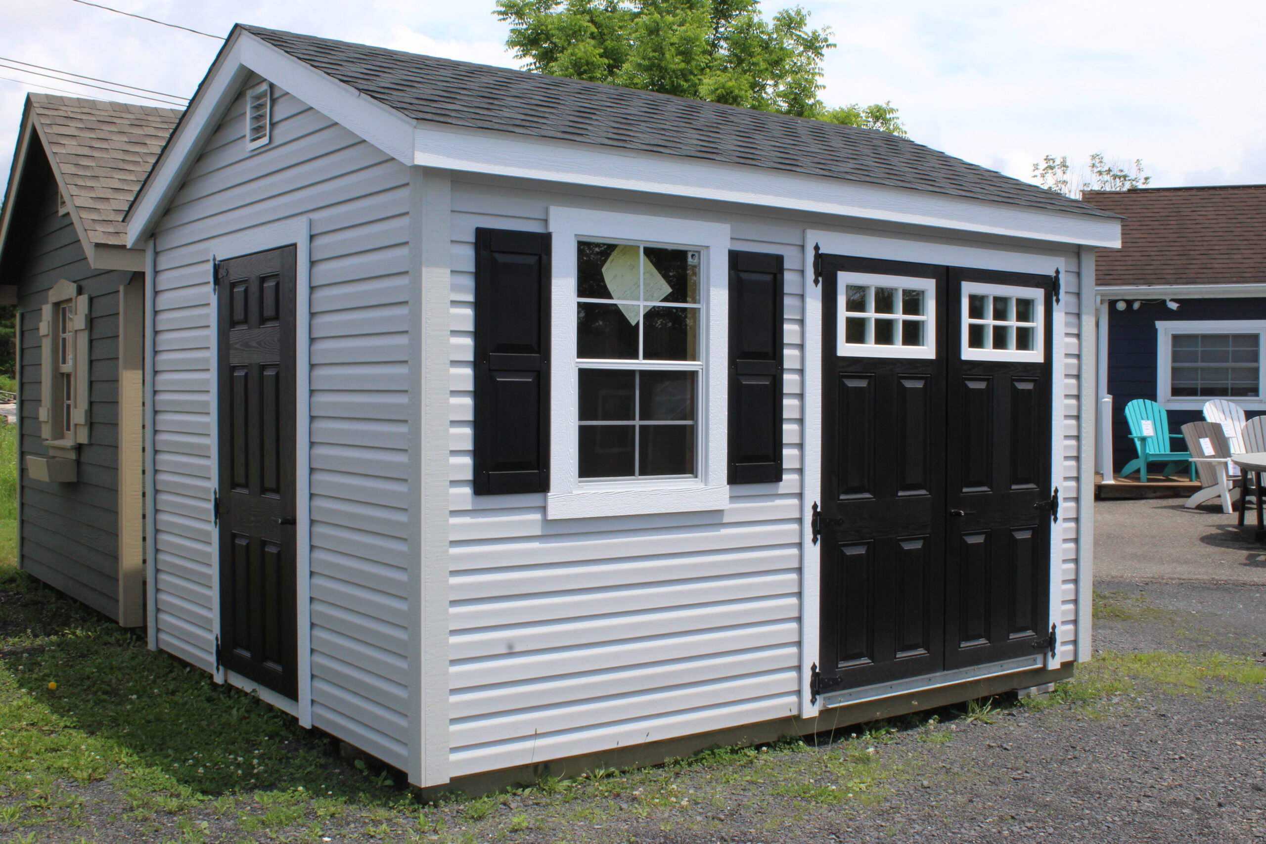 10×12 A-frame with Vinyl Siding