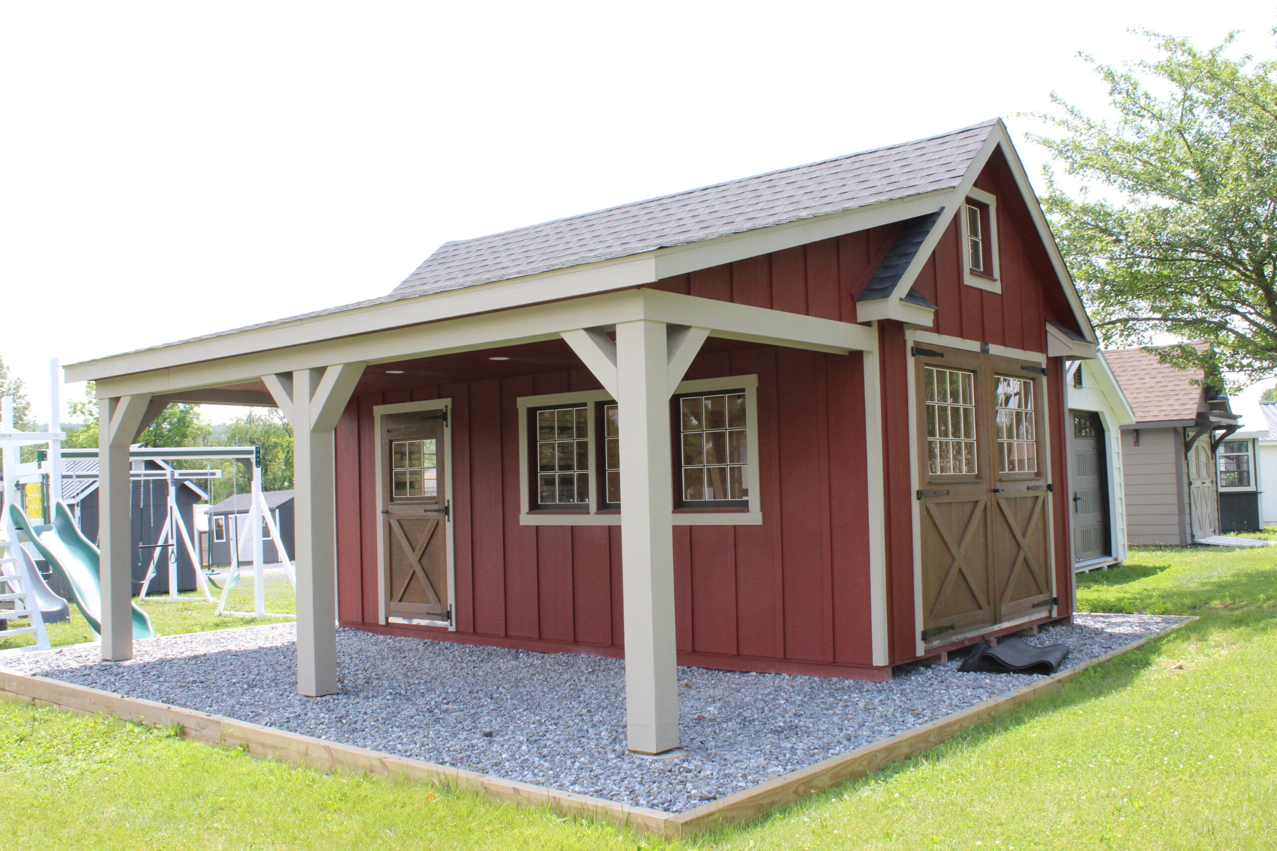 12×20 New England Barn with SmartPanel Board & Batten Siding