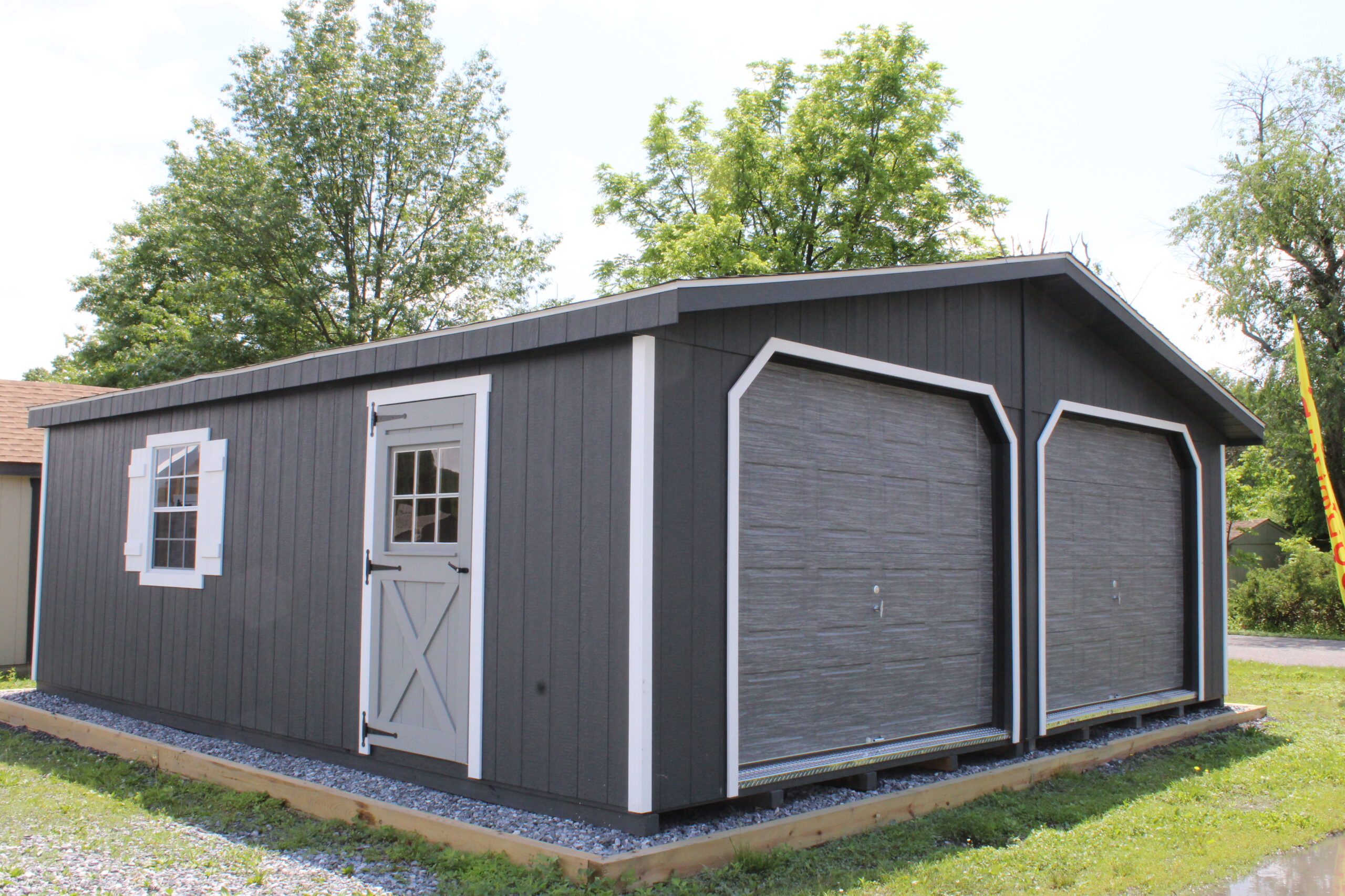 24×24 Doublewide Garage with SmartTec Siding