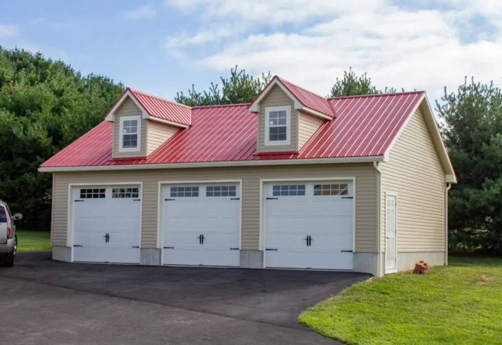 three car garage 3