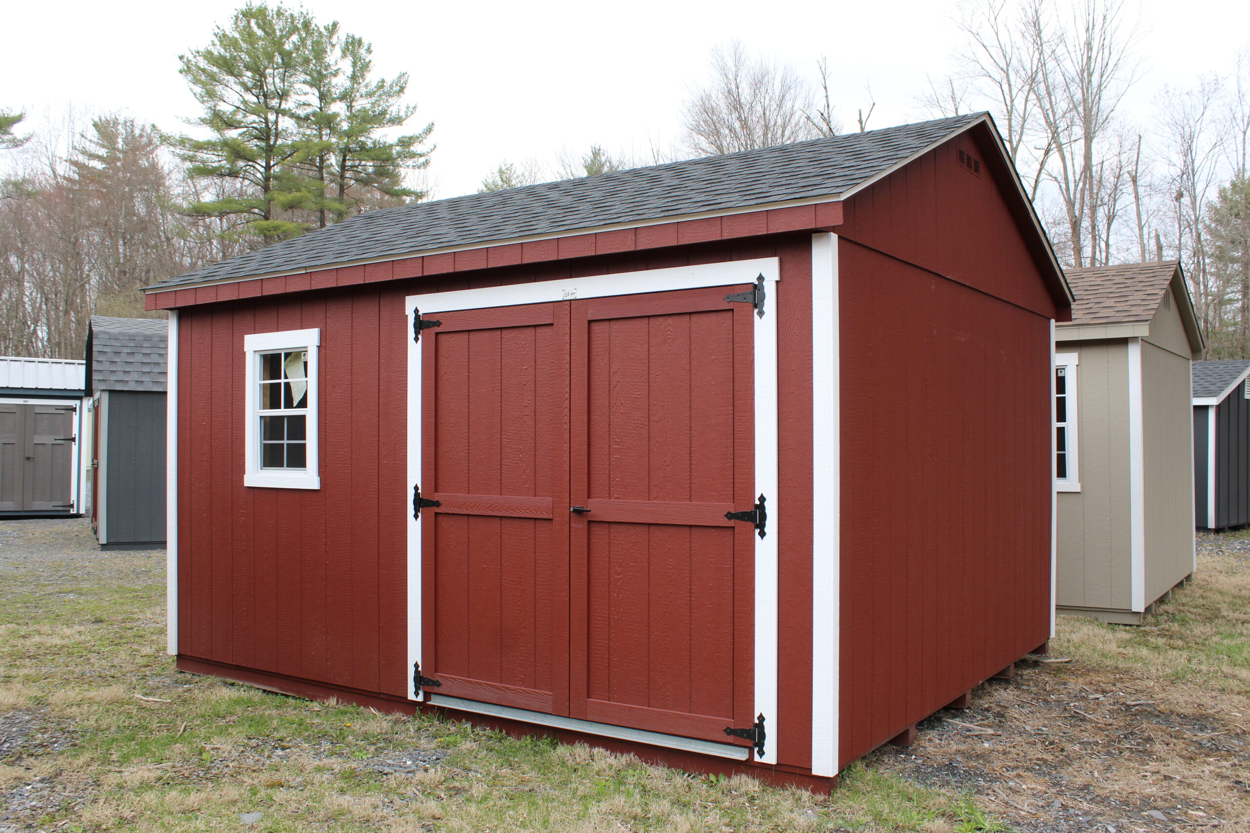 12×14 A-frame with SmartTec Siding