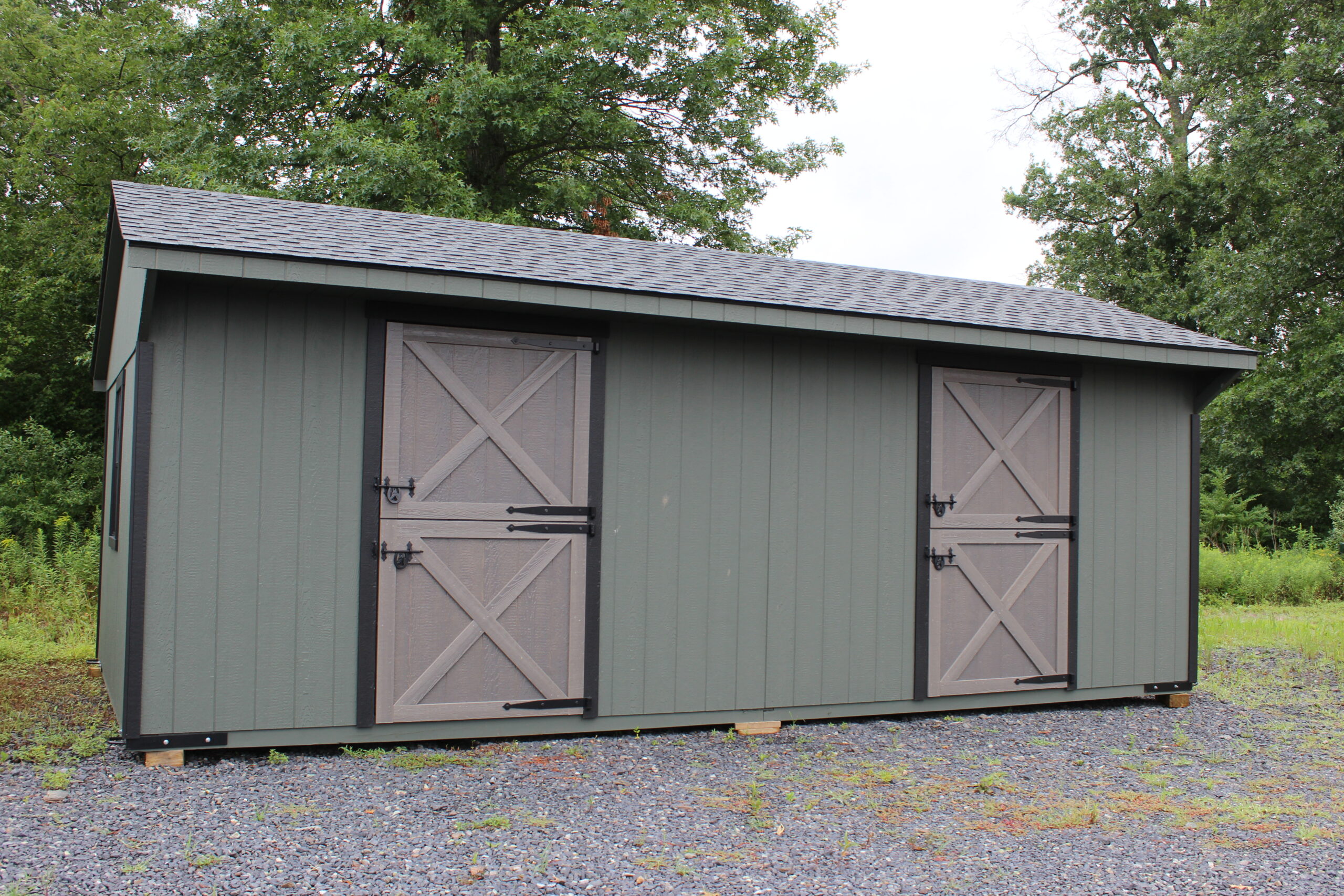 12×24 Horse Barn with SmartTec Siding