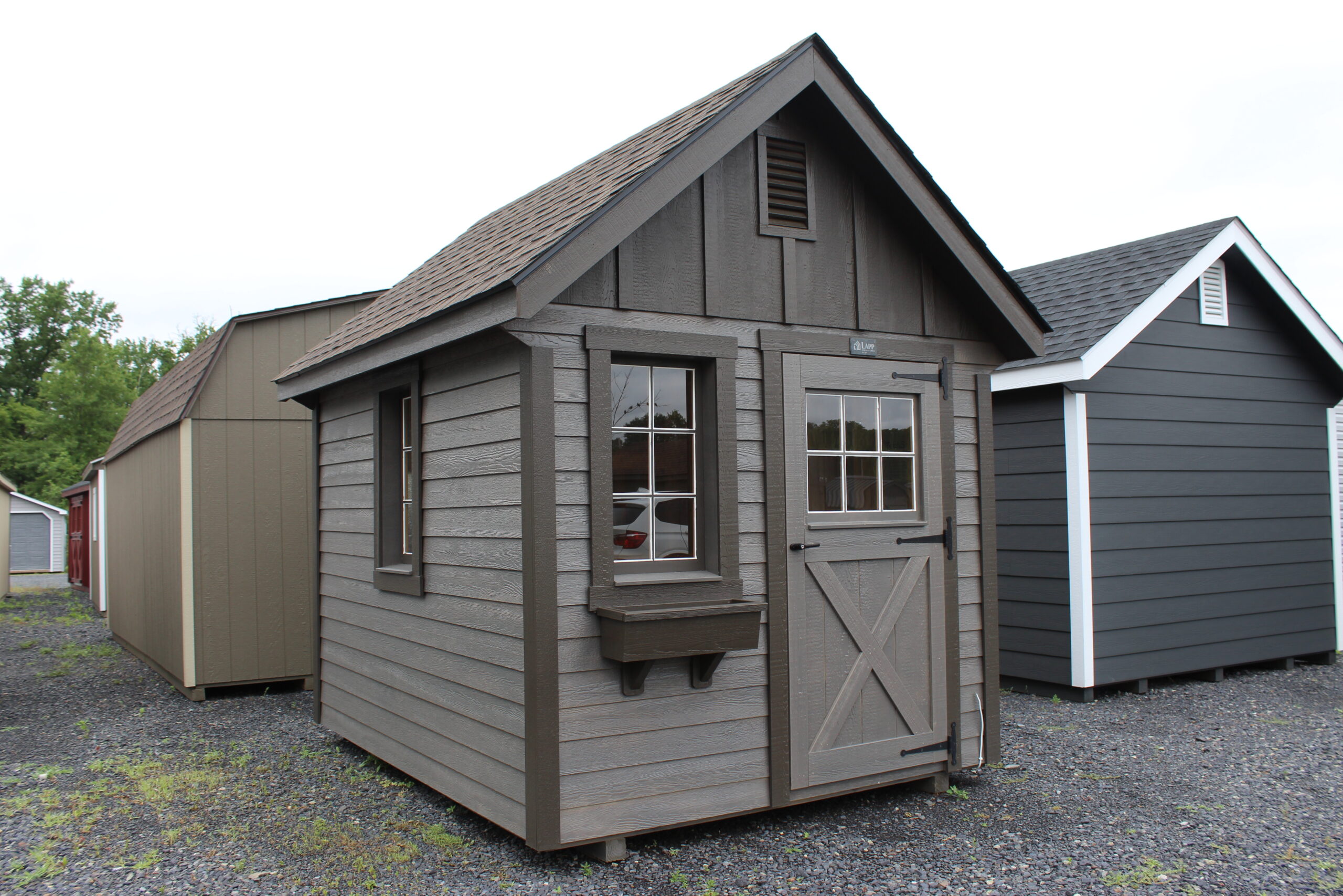 8×10 Garden Shed with Lap Siding