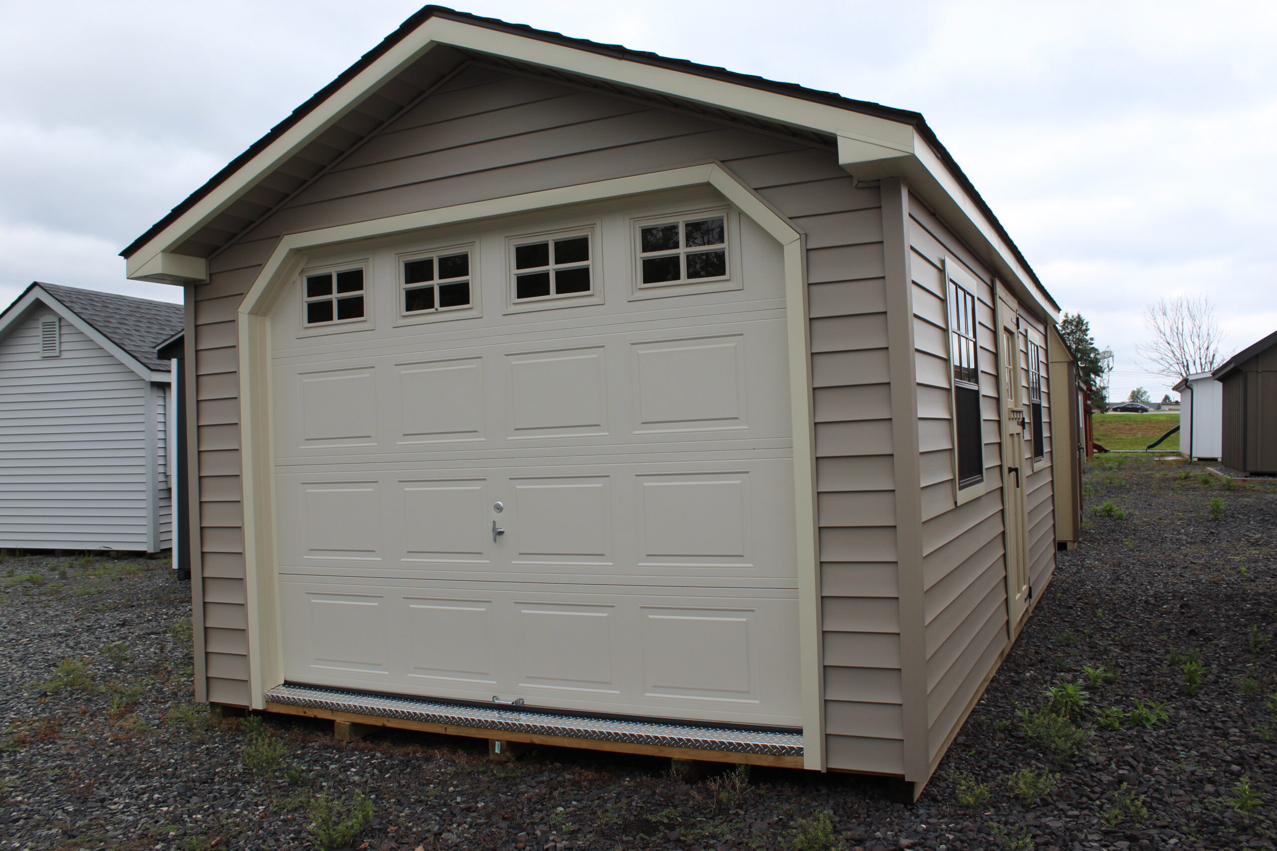 12×20 A-frame Garage with Vinyl Siding
