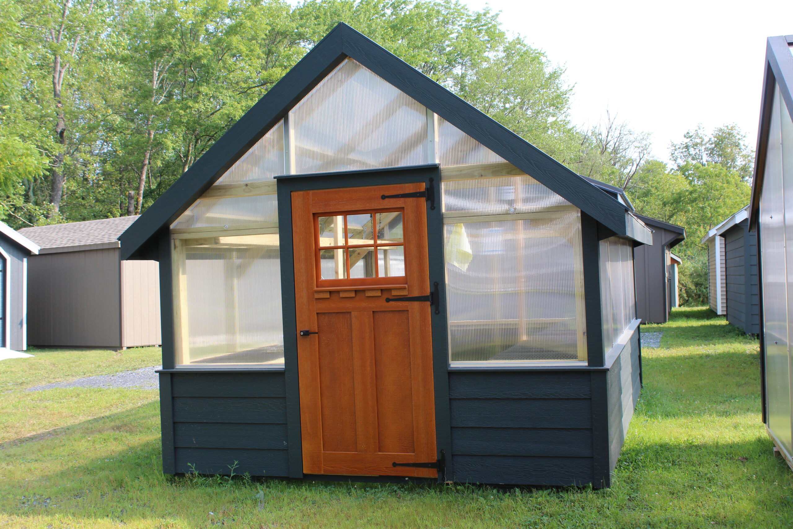 10×14 Garden Greenhouse with Lap Siding Skirting