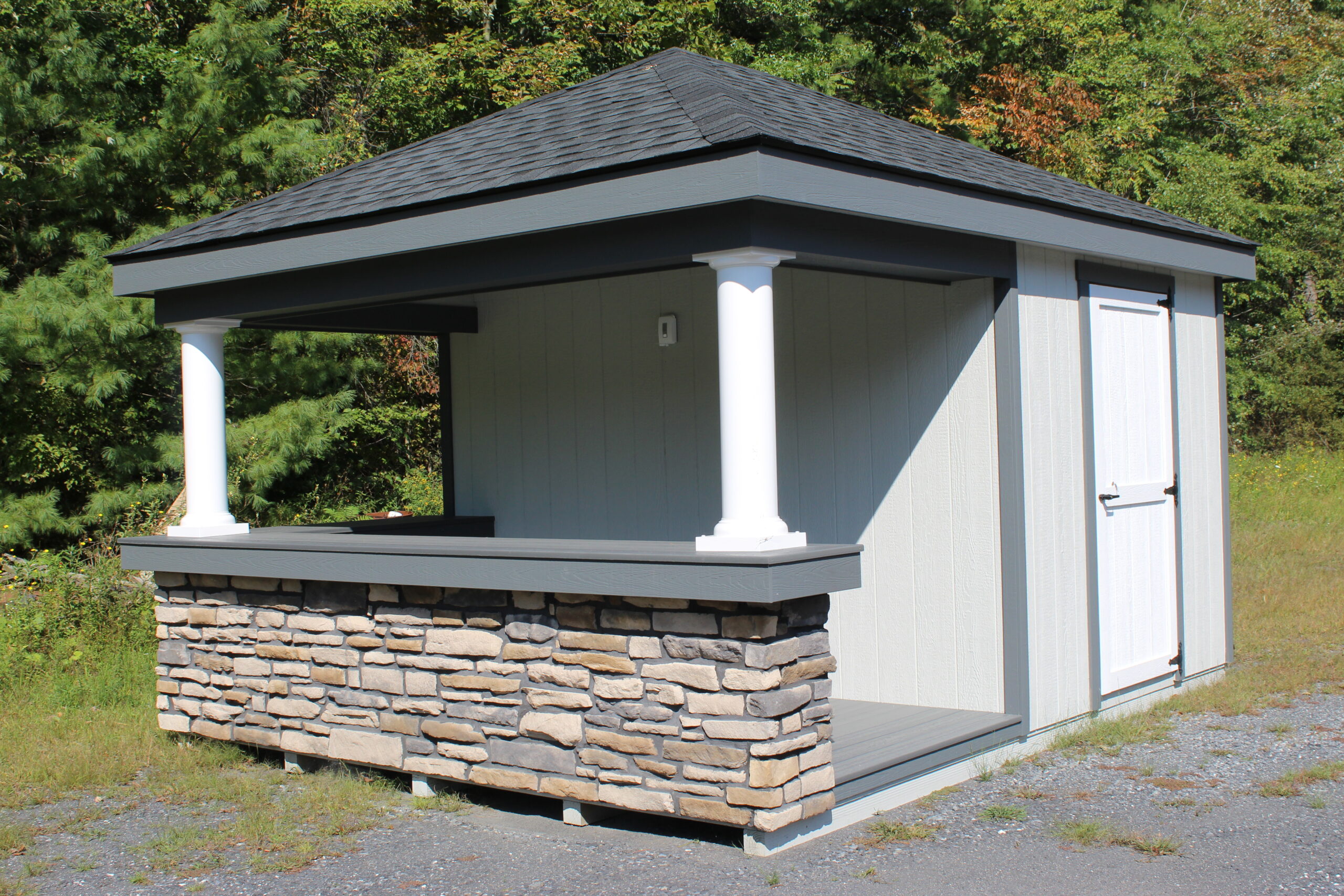 12×14 Bel Air Pool House with SmartTec Siding