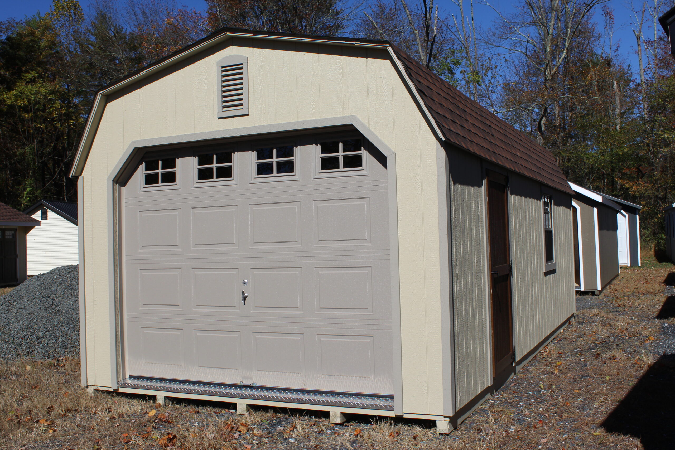 12×24 High Barn Garage with SmartTec Siding