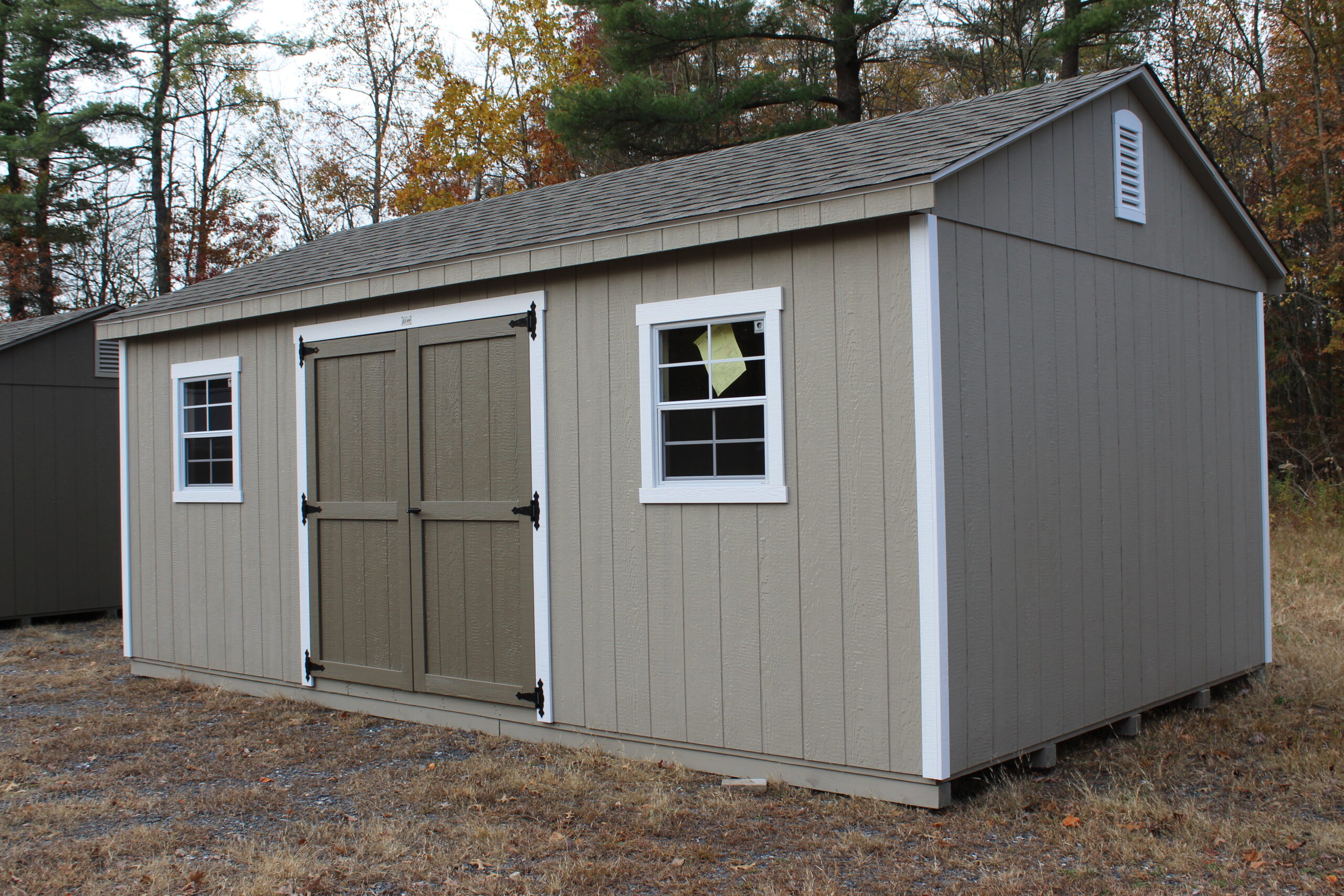 12×20 A-frame with SmartTec Siding