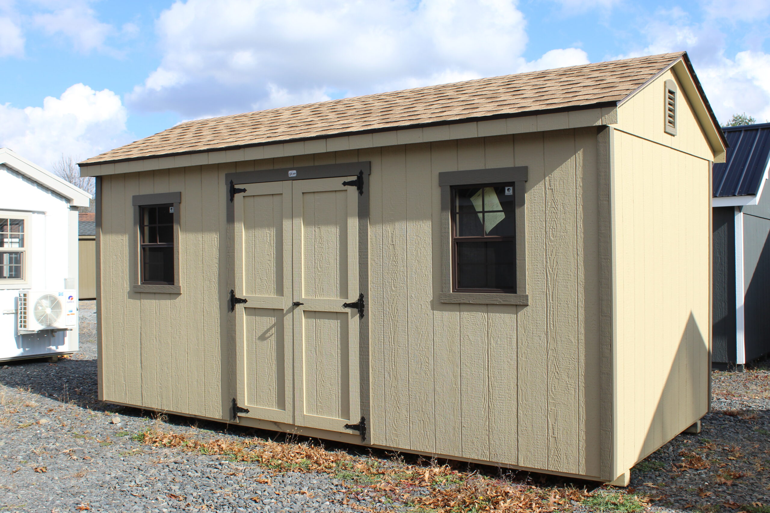 8×16 A-frame with SmartTec Siding
