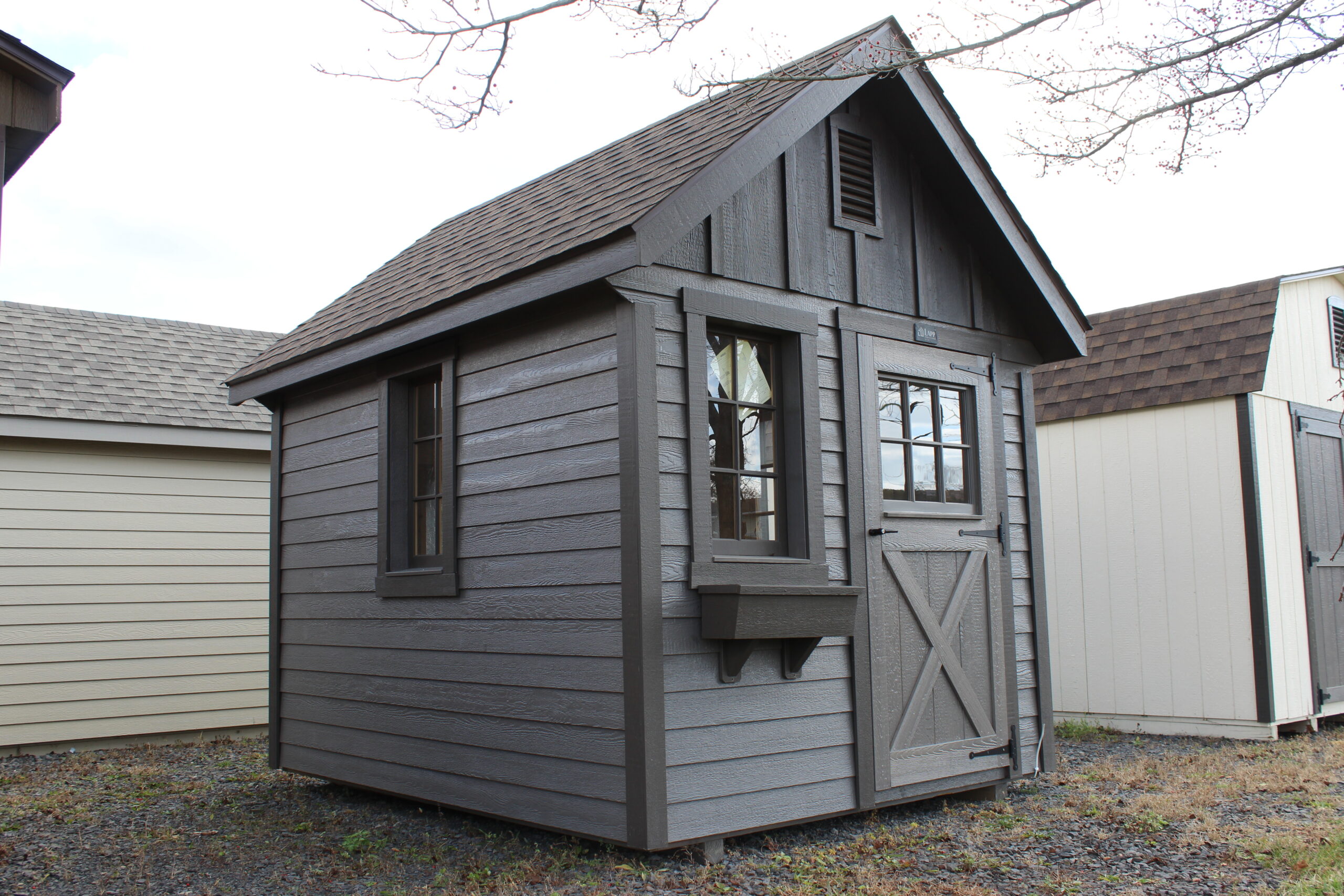 8×10 Garden Shed with Lap Siding