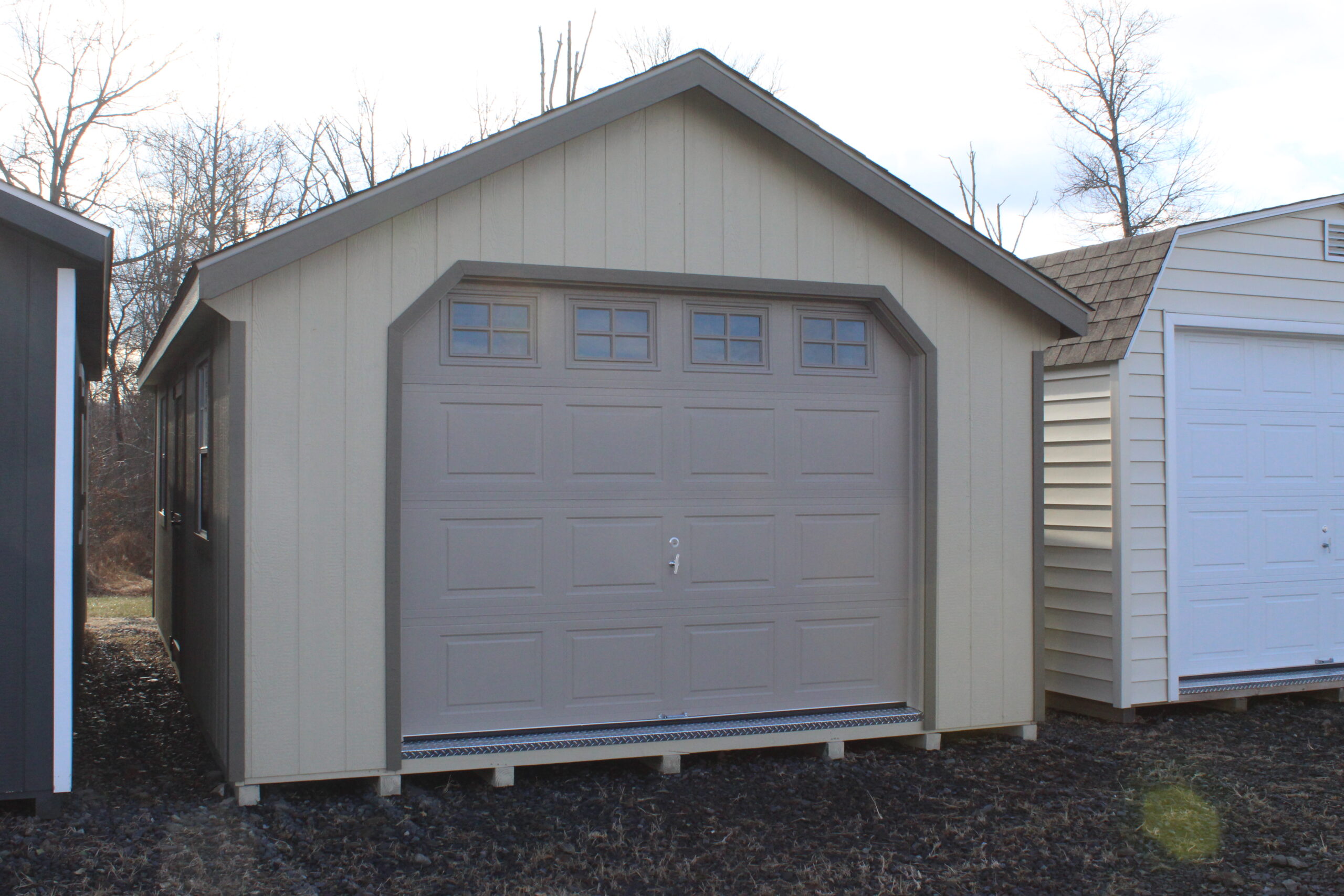 14×24 Garden Shed Garage with SmartTec Siding