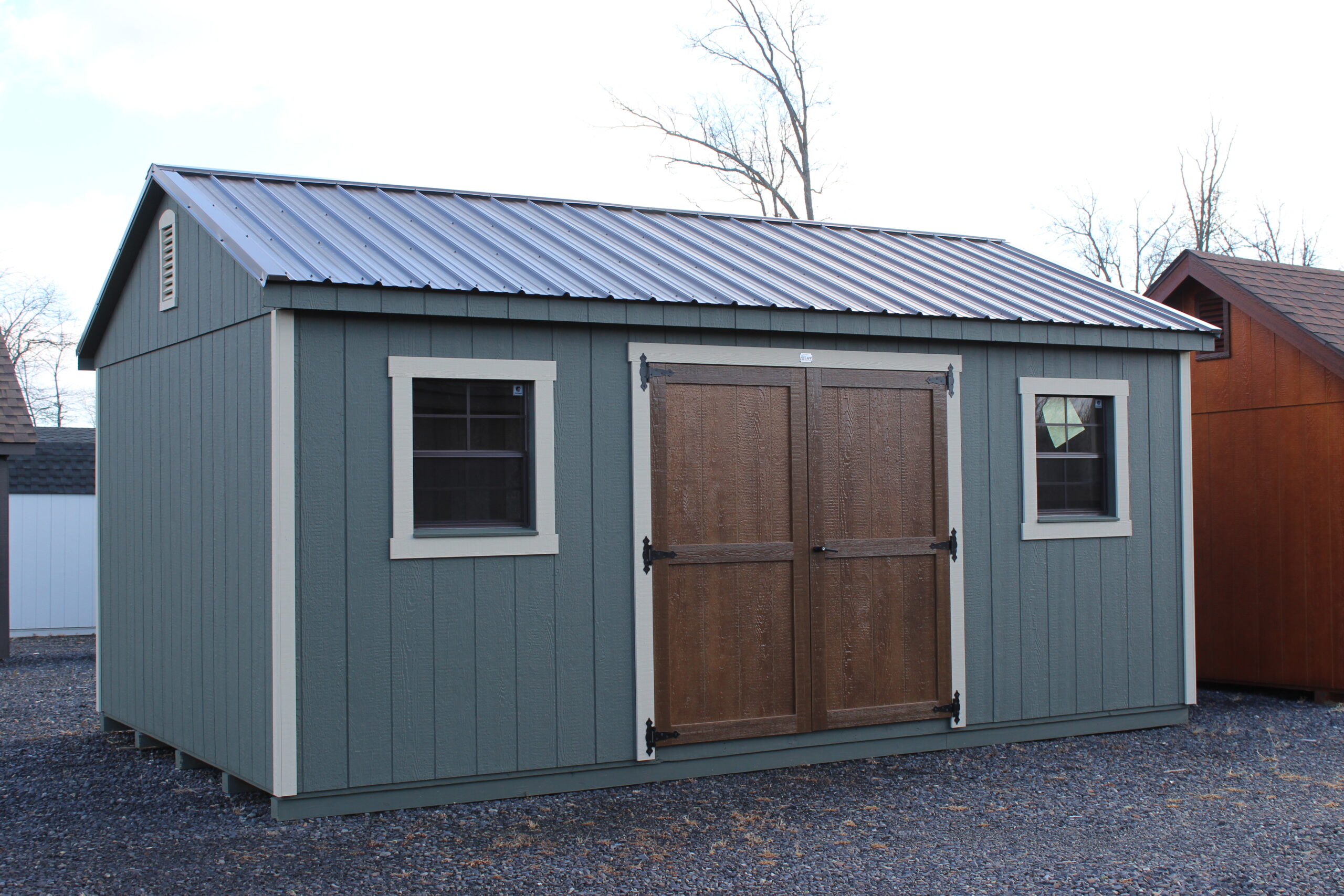 12×18 A-frame with SmartTec Siding