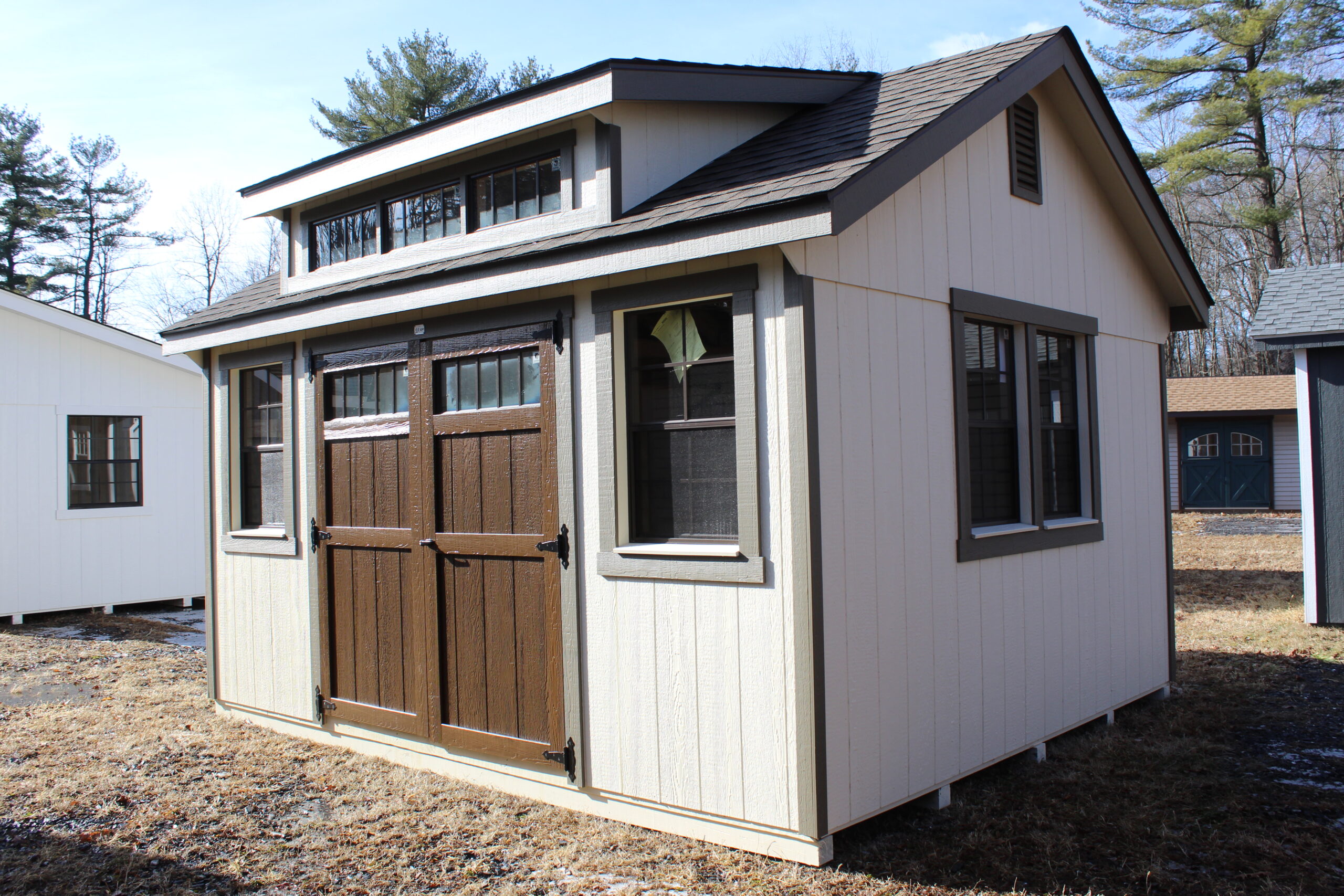 12×14 Garden Shed with SmartTec Sliding