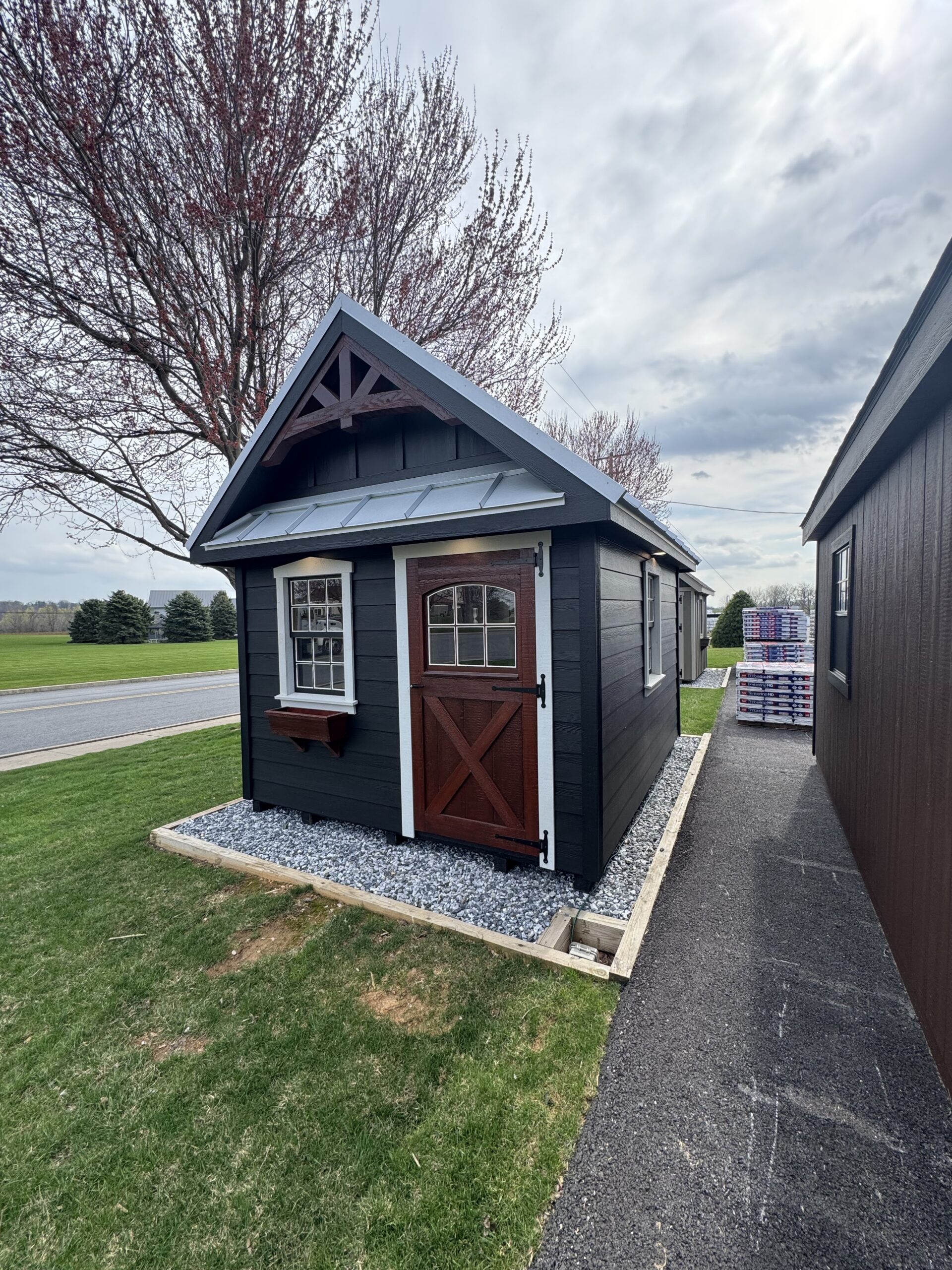 10×12 Garden Shed with James Hardie Plank Siding