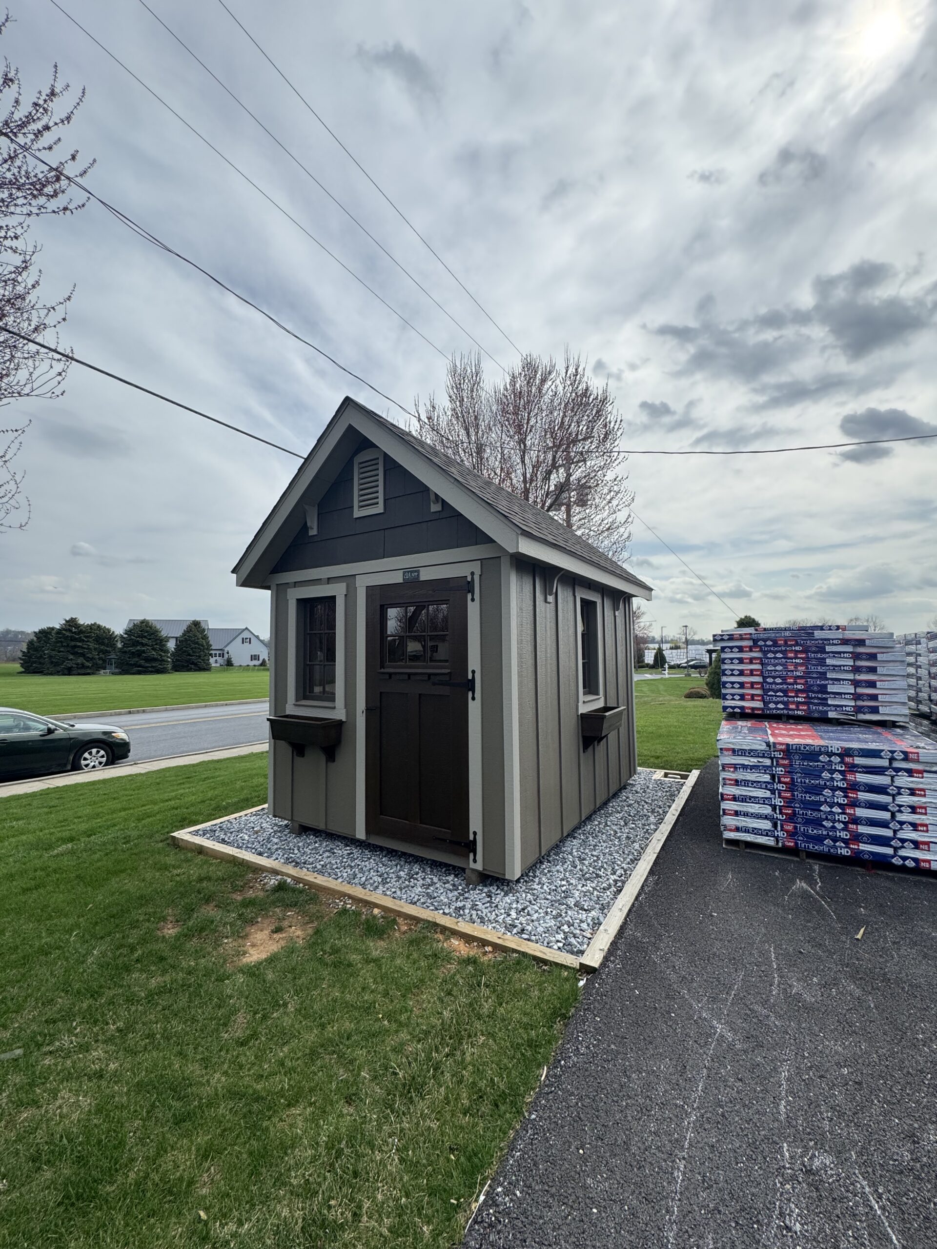 8×10 Garden Shed with SmartPanel Board & Batten Siding