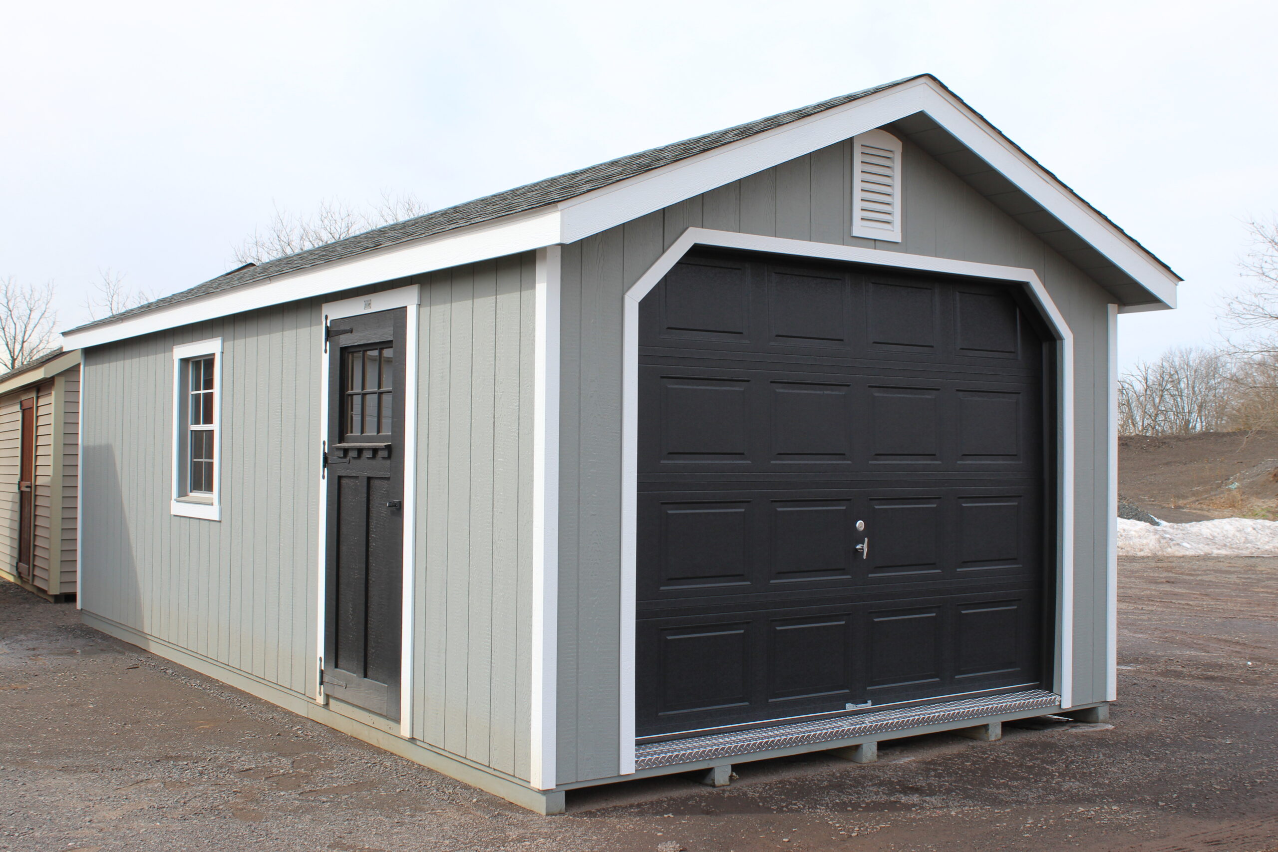 12×24 A-frame Garage with SmartTec Siding
